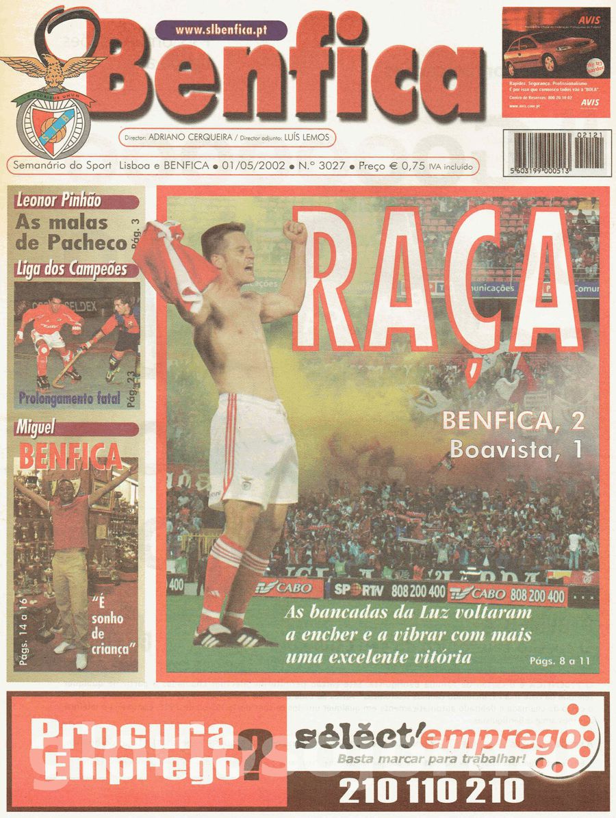 jornal o benfica 3027 2002-05-01